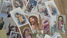 Random Lot Vintage Holy Cards Set Of 25 Jesus  Mary  The Saints From Italy