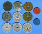 Lot Of 11 Sales Tax Tokens Assorted Missouri Oklahoma Louisiana Washington State