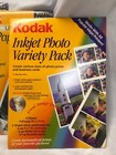 New 4 Kodak Inkjet Photo Variety Pack For  Inkjet Prints Soft  High Gloss Sheets