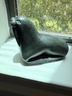 Authentic Inuit Soapstone Walrus Carving Igloo Tag Canada Signed B517632