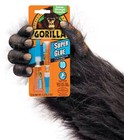 Gorilla Super Glue 0 8 Oz  Clear Sandable Plastic Glue epoxy
