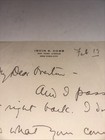 Irvin S  Cobb  1876-1944   Signed Letter   Author columnist Letterhead