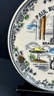Vintage Paul Bunyan Center Brainerd Mn Souvenir Plate Babe Blue Ox 9 25   
