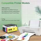 Pertmceo 950xl 951xl Compatible Ink Cartridges High Yield 4pk For Hp