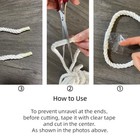 Macrame Rope 10mm Cotton Cord 3 8 Inch Thick Twisted Rope For 10mm X 10m 11 Yd 
