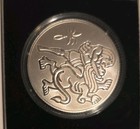2009 Israel 2 New Sheqalim Samson And The Lion Silver Coin In Box Set