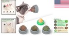Catnip Silvervine Balls For Play     4 Pcs Edible  Teeth-cleaning Treats