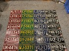Rare Lot Of 40 Michigan License Plates With Wear 1968 1969 1973 1979 Resell  
