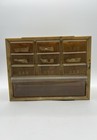 Vintage Akro Mills 10 Drawer Small Parts Bin Marbled Swirl Storage Organizer