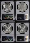  lot Of 4 Coins  Ms63 Ngc Peace Silver Dollar Set  1 - 1922-p  1923  1924  1925