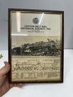 Cotton Belt Rail Historical Society Engine Train Diagram Schematic Framed 815 81