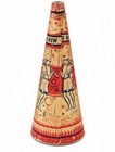 Vintage New Year   s Eve Party Horn Bugle Noisemaker 1930s 1940s Antique Paper