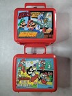 Vintage 1988 89 Nintendo Super Mario Bros Lunch Box Lot Of 2   Thermos Aladdin