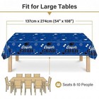3 Pack Blue Graduation Tablecloths 54 X 108 Inch -  congrats Grad  Disposable