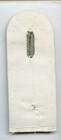 Wwi Ww1 German Officer Shoulder Board Single-lt  Prussia White Cotton Back 4 5 
