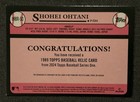 2024 Topps Shohei Ohtani 1989 Relic  89br-so Game Used Jersey Angels