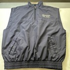 Mens Pga Tour Partners Club 1 4 Zip Windbreaker Golf Vest Blue Size-l  272