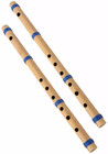 Bamboo Bansuri Flute C  g Scale Musical Instrument For Professional Set Of 2 Pcs
