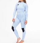 Billabong Salty Dayz Chest Zip 3 2mm Wetsuit Womens 12 Blue Wave Wash New