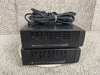 Lot Of 2 Directtv D12-100 Satellite Receiver W  Power Cord Black