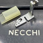 Vintage Necchi Pop-up Box Case 4 Presser Feet Set 50   s Made In Italy Supernova
