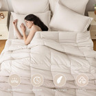Full Comforter Set  Ultra-soft Bed In A Bag Full Size 7 Pieces  Oeko-tex Certifi