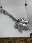 Arthur Court Aluminum Grape Salad Serving Fork And Spoon And Spoon Rest