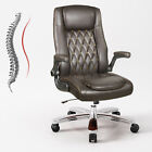 Leather Executive Task Chair Ergonomic High Back Office Computer Desk Chair