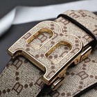 Luxury Designer Leather Belt Men Women Automatic Buckle Waist Strap For Jeans