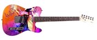 Michael Jackson King Of Pop Facsimile Autographed Signed Graphics Photo Guitar