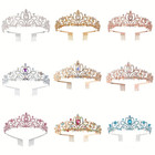 Wedding Hair Tiara Crystal Bridal Tiara Crown With Comb Rhinestone Prom Diadem T