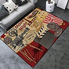 Movie Clapboard Area Rug Movie Night Home Theater Film Art Rugs Cinema Area 