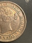 1859 Canadian Large Cent Coin Au-55