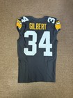 2024 Zyon Gilbert Steelers Game Issued Throwback Jersey W Sb Patch Un Used Worn