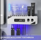 Uv Light Sterilizer Toothbrush Holder Cleaner   Automatic Toothpaste Dispenser U