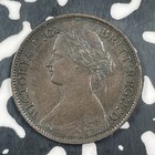 1867 Great Britain Farthing Lot f5711 Nice 