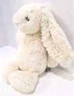 Jellycat London Buttermilk Bashful Bunny 12  Medium Pale Yellow Rare Plush