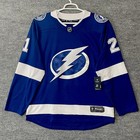 Tampa Bay Lightning Brayden Point Jersey 21 Nhl Men s Xl Blue White Fanatics