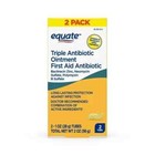 Equate First Aid Triple Antibiotic Ointment  Infection Protection  2 Oz  2 Pack