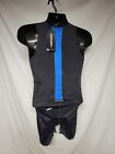 Louis Garneau Sprint Tri Suite Men   s Black dazzling Blue Medium Cycling Pocket