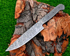 Custom Made Hand Forged Damascus Steel Blank Blade Chef Knife Half Tang 2799