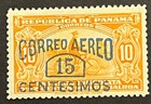 Travelstamps  Panama Stamp Scott  c3 - 1929 - 15 Overprint On 10c Moglh