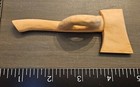 Vintage Boy Scout Bsa Hand Carved Wooden Axe Hatchet Neckerchief Slide