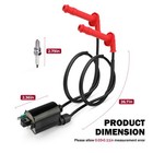 2 Set Ignition Coil   Spark Plug For Honda Cbr600f3 Cbr600f2 Cbr600sjr 1991-1998