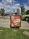 Flattop fryer  Vendor Food Propane Cart 