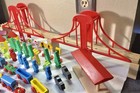 Vintage 94 Piece Brio Wood Train Set W animals   More  - Rare Sweden Collectible