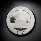 2022 China Silver Panda 10 Yuan 30g  999 Silver Bu 40th Anniversary Privy In Cap