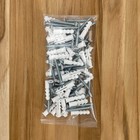 Drywall Anchors From Recycled Plastic  For  6 Screws  Drill And Screws Optional