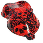 Hydrographic Film Skulls And Roses Transparent Water Transfer  Hydro Dipping