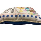 Vintage Cross Stitch Pillow Baby Children Nursery Rhymes Mary Had A Little Lamb